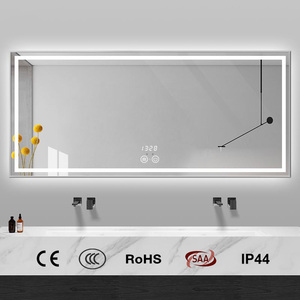 <span class=keywords><strong>Specchio</strong></span> da <span class=keywords><strong>Bagno</strong></span> LED di Lusso Personalizzato, Grande, Antiappannante, con Schermo Touch, Decorazione per la Casa, Rettangolare o Quadrato - Product Image 4