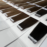 Extensions de cheveux humains naturels 100% naturels à double trame