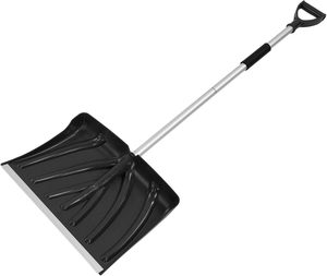 Pelle à neige en plastique robuste avec manche en aluminium et poignée en D, idéale pour le déneigement des allées ou des trottoirs, 21 pouces - Product Image 4