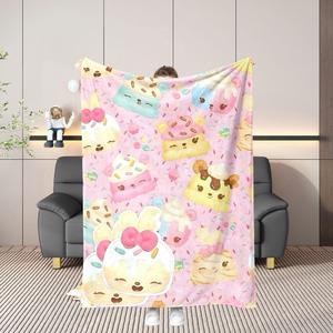 Manta de Franela con Diseño de Conejillos de Indias, Manta para Siesta, Cálida y Suave para el Invierno, Impresión Personalizada OEM ODM - Product Image 3