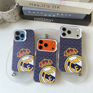 Custodia Protettiva Rigida in PC Placcato Argento alla Moda per <span class=keywords><strong>iPhone</strong></span> 17 16 15 14 13 Pro 12 11 - Product Image 1