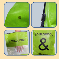 Sac à fermeture éclair en papier kraft mat imprimé avec logo personnalisé, emballage composite en plastique pour vêtements, pochette pour vêtements de boutique et t-shirts