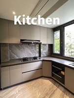 Cuisine complète moderne sur mesure, armoires de cuisine modulaires complètes pour la rénovation de la maison