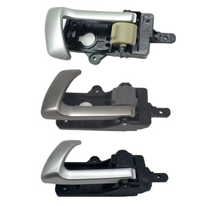 Poignée de porte intérieure gauche + droite pour Hyundai Santa Fe 2007-2012 avec bouton gris 82620-2B010 82610-2B010 - Product Image 6