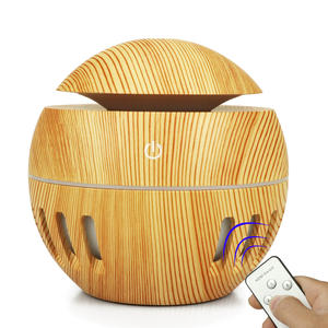 Mini humidificateur créatif USB 0,5 L, design grain de bois, veilleuse portable pour la maison, le bureau, la chambre, la voiture - Product Image 2