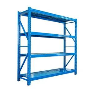 GCJS pesado plataforma de almacenamiento de almacén de estanterías de metal estantería de almacén de almacenamiento de soportes de metal alimentado estantes
