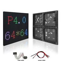 P4 intérieur 256x256mm Smd 64x64 pixels couleur rvb location de scène vidéo mur écran LED module d'affichage