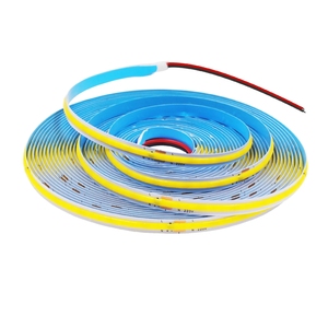 Smart COB <span class=keywords><strong>LED</strong></span> striscia <span class=keywords><strong>220V</strong></span> 110V 10m lunghezza 240LED/m alta luminosità RA90 naturale luce bianca calda 8mm PCB per illuminazione precisa - Product Image 1