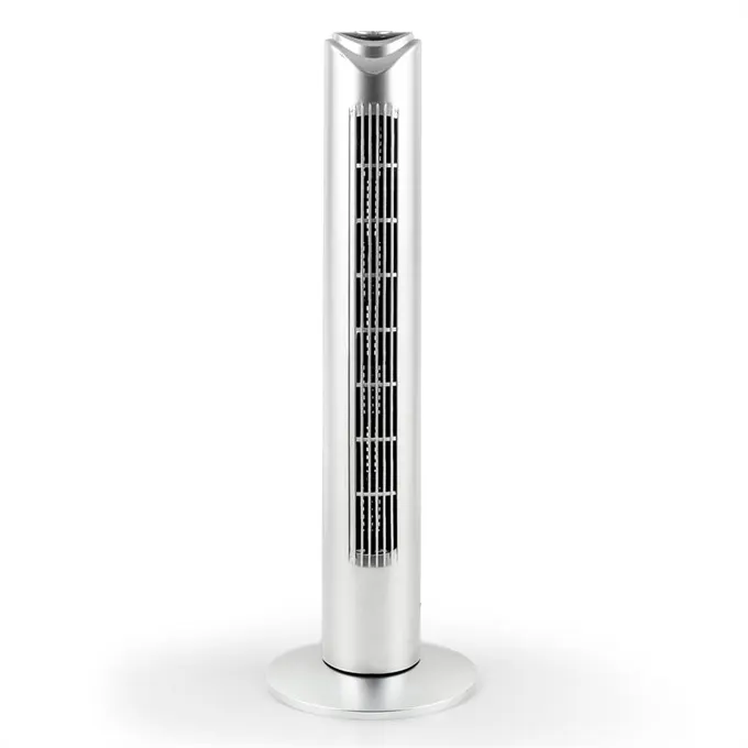 2024 novo estilo de 32 polegadas torre elétrica oscilação ventilador de refrigeração sem lâminas caixa de controle remoto doméstico caixa de instalação de plástico