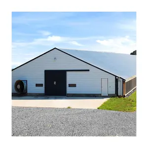 Prefabricated building steel structure livestock shed/poultry house/steel structure chicken shed