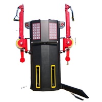 Machine d'entraînement multifonctionnelle à double bras avec paires de poids sélectionnables et articulations multiples pour la musculation en salle de sport