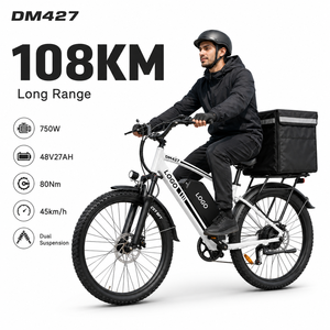Bicicleta Eléctrica de Reparto DM427, 750W, 48V27AH, Neumático de 27.5 Pulgadas, 108 km de Autonomía, Bicicleta Eléctrica de Montaña para Carga - Product Image 1