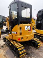 Mini 3.5ton utilisé CAT 303.5 d'excavatrice de chenille en caoutchouc de machines japonaises d'origine Mini CAT 303.5 d'excavatrice durable