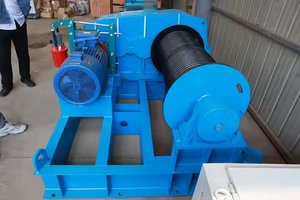 Máy Tời điện tùy chỉnh với dây thép cho cần cẩu Công suất nâng 10-20 tấn - Product Image 4