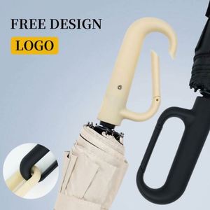Contemporary Limited - Time Offer Folding Umbrella Convenient Affordable Umbrella with Bag <b>Hook</b> - Product Image 6