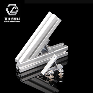 Profilés en aluminium Luhu, raccords à angle de 45 degrés, profilés de connexion en alliage d'aluminium industriel 4040 - Product Image 1