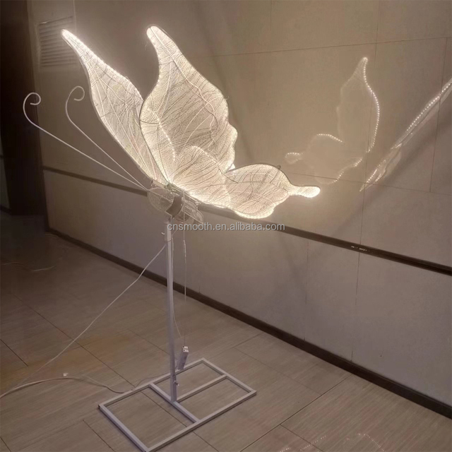 Led Moving Wings Butterfly Wedding Decoration Led Butterfly