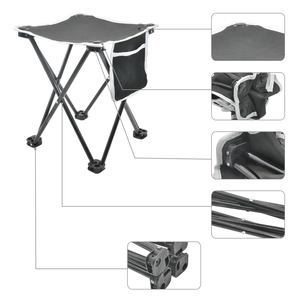 Pliant portatif extérieur pliable sport randonnée <span class=keywords><strong>chasse</strong></span> chaise de pique-nique camping <span class=keywords><strong>tabouret</strong></span> de pêche avec sac de transport - Product Image 2