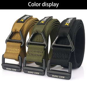 Cinturón Táctico de Nylon para Exteriores, Cinturón de Cintura para <span class=keywords><strong>Hombre</strong></span>, Correa de Cincha Resistente, Cinturones de Alta Resistencia de 4.3cm - Product Image 5