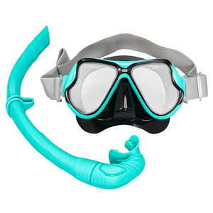 Model 1900 High-Definition Anti-Fog Men's Adult Diving Mask Fully Dry Snorkel Gear New Knitted Silicone Head-Mounted - Product Image 5