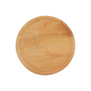 Round Beechwood Serving <b>Trays</b> 14 20 24 28 Cm Solid Color For Hotel <b>Tea</b> Coffee Breakfast Use - Product Image 5