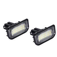 Éclairage de plaque d'immatriculation LED Vinstar pour Mercedes Benz W203 4D CLK A209 W209 C209 Erro Free pièces et accessoires de véhicule