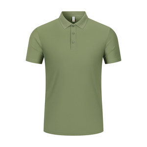 Polo pour homme à manches courtes en polyester, séchage rapide, pour l'été, tenue de travail, personnalisable avec impression de logo - Product Image 3