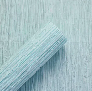 Papel crepé azul hecho a mano con textura de piedra, papel de regalo floral, papel arrugado para arreglos florales, manualidades DIY - Product Image 2