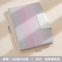 Carnet personnalisé avec logo, carnet de bureau de haute qualité, carnet A5 épais, journal minimaliste pour étudiants, papeterie, carnet de voyage