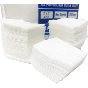 En iyi antibiyotik steril beyaz gazlı bez parça 100yd ve pamuk dokuma olmayan kumaş sıkıştırılmış yara ambalaj için tıbbi bandaj set