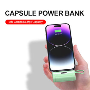 Más vendidos 2 en 1 Power Bank 5000mAh Batería Cargador portátil Cápsula pequeña Power Bank para <span class=keywords><strong>Iphone</strong></span> - Product Image 5