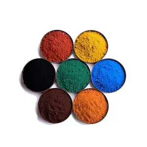 Mineral-Kosmetik-Makeup-Färbemittel Pigmentpulver blau/rot/gelb/violett Eisenoxid
