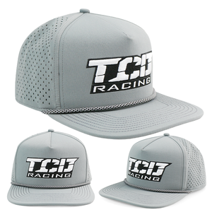 Casquette unisexe 5 panneaux HS46 pour l'extérieur avec corde, imperméable, perforée au laser, broderie personnalisée, visière plate pour la course et le <span class=keywords><strong>camping</strong></span> - Product Image 1