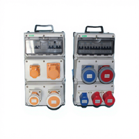 Boîte de distribution d'alimentation portable CHENF, type transportable, unité mobile multi-prises, disposition interne personnalisée pour scène extérieure