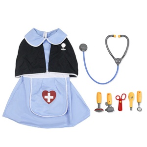 Costume da Dottore <span class=keywords><strong>per</strong></span> Bambini in Offerta, Set <span class=keywords><strong>per</strong></span> Travestimento Ecologico <span class=keywords><strong>per</strong></span> Halloween, Ispirato a <span class=keywords><strong>Film</strong></span> e Serie TV, <span class=keywords><strong>per</strong></span> Bambine - Product Image 1