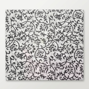 Tissu imprimé floral en coton biologique fait main, doux, imprimé au bloc, pour chemises de filles et de garçons, et pour la maison - Product Image 1