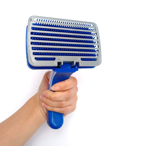 Dog Hair Removal Comb Small And Large Size Self Cleaning <b>Pet</b> Grooming <b>Brush</b> For Dog - Product Image 5