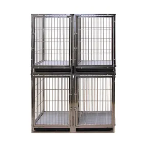 Giá rẻ nhất dây nhà vật nuôi Crate Modular Dog Cage cũi