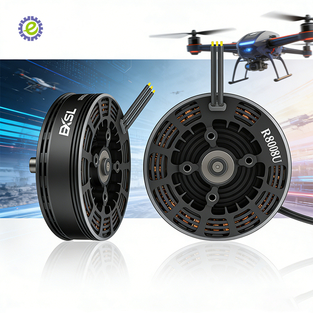 Lightweight R8008U 2.5kg-3kg High-Efficiency Energy-Saving IPX6 Waterproof and Dustproof DC Brushless Motor for Drones