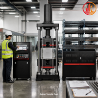 Máquina de Ensayo Universal Electrohidráulica AW-2000DP, Máquina de Ensayo de Tracción de Metales, Equipo de Prueba de Resistencia a la Tracción