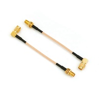 Câble Coaxial SMA mâle vers femelle plaqué argent RG316, câble d'extension de transfert d'antenne, résistant aux hautes températures, Route GPS GSM