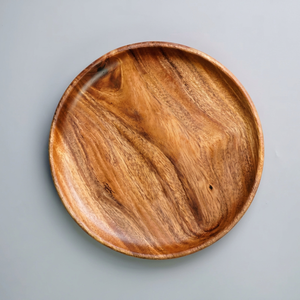 Bandeja de comida de madera de Acacia hecha a mano de alta calidad, vajilla Rectangular Vintage para el hogar, plato de cocina, herramientas de fruta de té seguras - Product Image 1