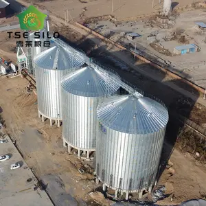 Pabrik langsung 60 derajat datar bawah Grain baja silo dengan harga terbaik