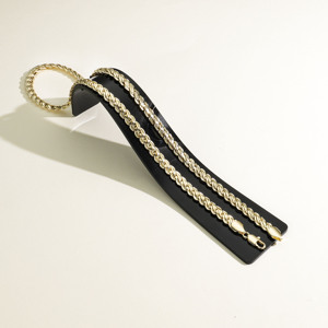 14K Gold Plated <b>Rope</b> <b>Chain</b> Necklace Multi Size Stainless Steel Twist Braided <b>Chain</b> Tarnish Free Hip Hop Jewelry for Men - Product Image 5