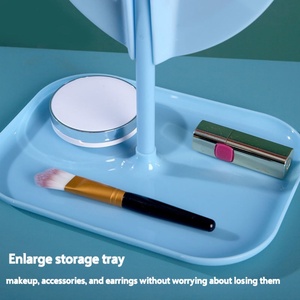 Espejo LED con Forma de Corazón, Espejo de Maquillaje Desmontable, Espejo Cosmético de Viaje con Luces LED para Regalo de Cumpleaños o San Valentín - Product Image 6