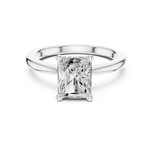 Nuevo Anillo Clásico Radiante con Halo de Diamantes Solitarios de 1.5 Quilates, Plata de Ley 925, Regalo para Boda, Fiesta o Aniversario - Product Image 1