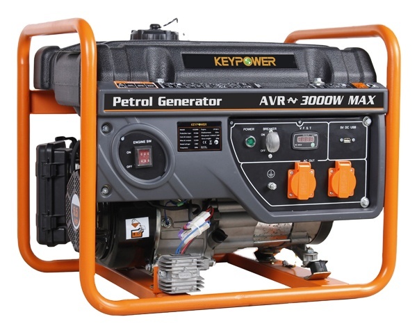 High Thermal Efficiency Generator Price Power Portable 4kW Gasoline Engine Generator Machine