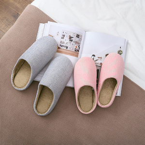 <span class=keywords><strong>Zapatillas</strong></span> de algodón cálidas a rayas <span class=keywords><strong>para</strong></span> interiores, calzado silencioso antideslizante <span class=keywords><strong>para</strong></span> <span class=keywords><strong>casa</strong></span>, <span class=keywords><strong>para</strong></span> invierno - Product Image 5