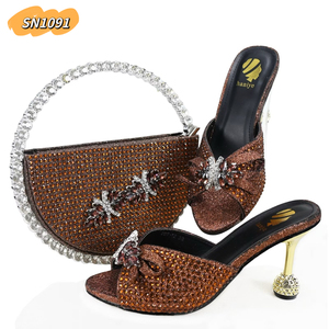 SN1091 2025 <strong>Shoes</strong> and Bag Set <strong>for</strong> Nigeria Party Wedding <strong>Shoes</strong> and Bag Set <strong>Women</strong> <strong>for</strong> Party in <strong>Women's</strong> Dress <strong>Shoes</strong> 2025 - Product Image 2