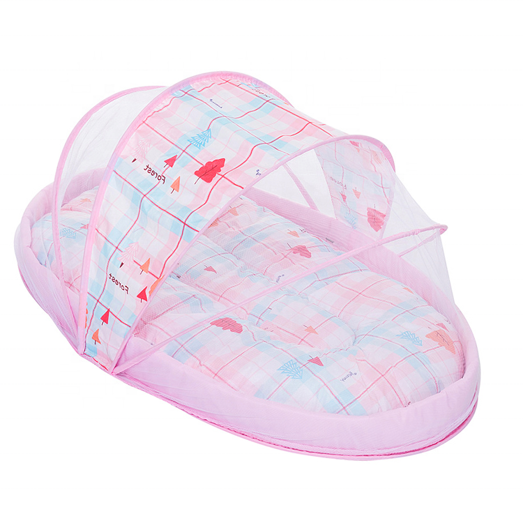 Портативное детское гнездо, детская кровать, дорожная противомоскитная сетка, складная дышащая корзина для сна для младенцев, кемпинга